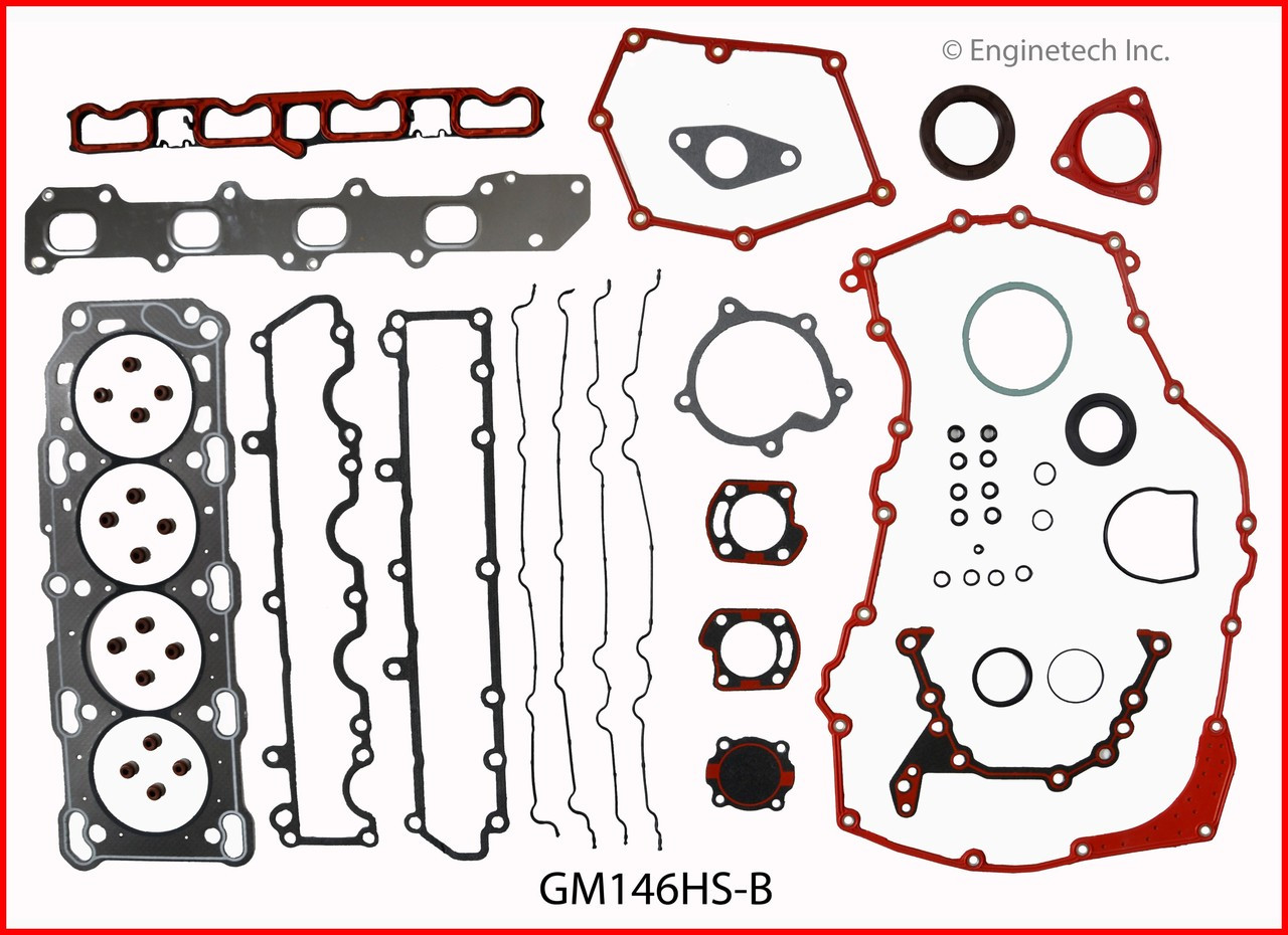 2000 Pontiac Sunfire 2.4L Engine Gasket Set GM146K-4 -9
