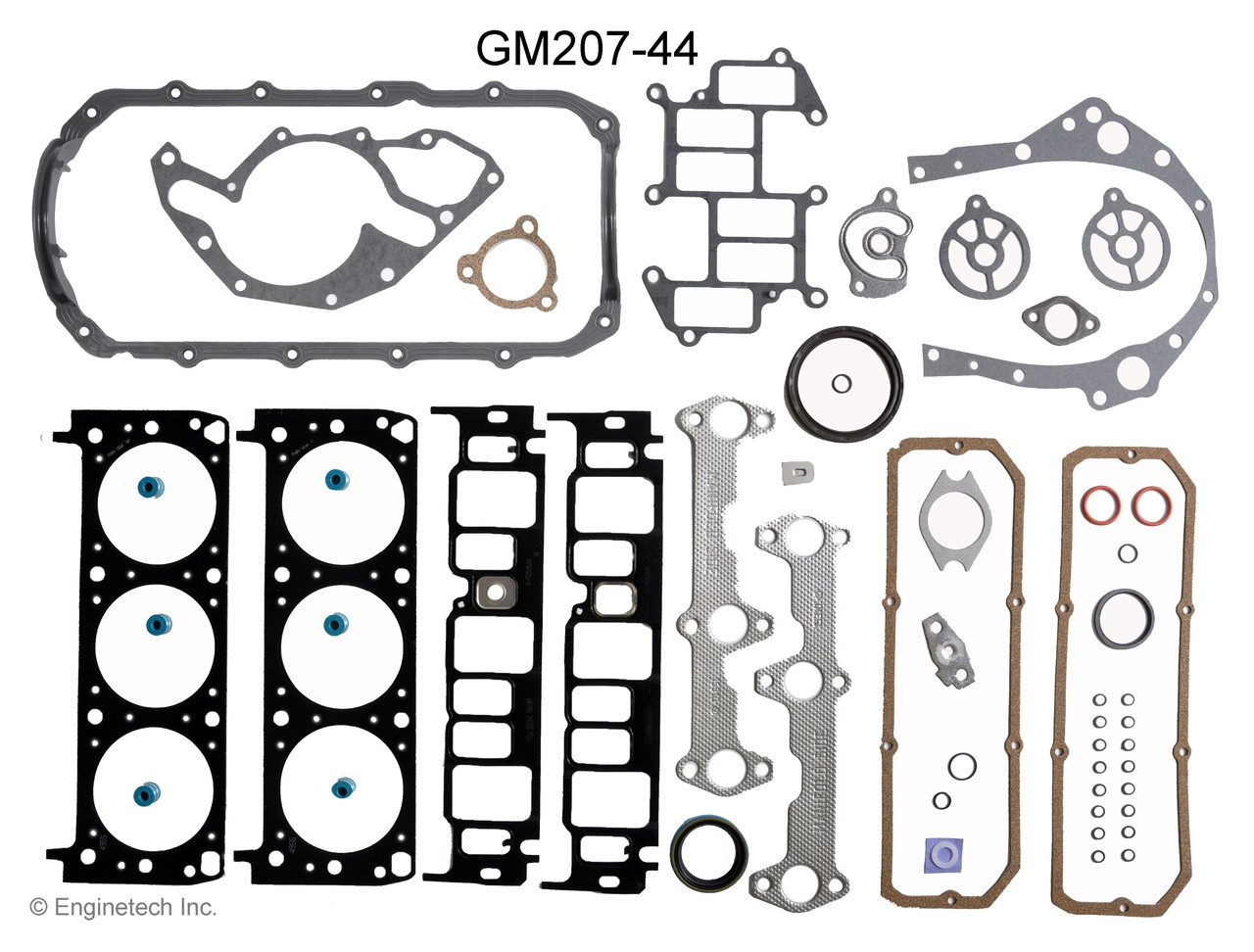 1993 Chevrolet Camaro 3.4L Engine Gasket Set GM207-44 -1