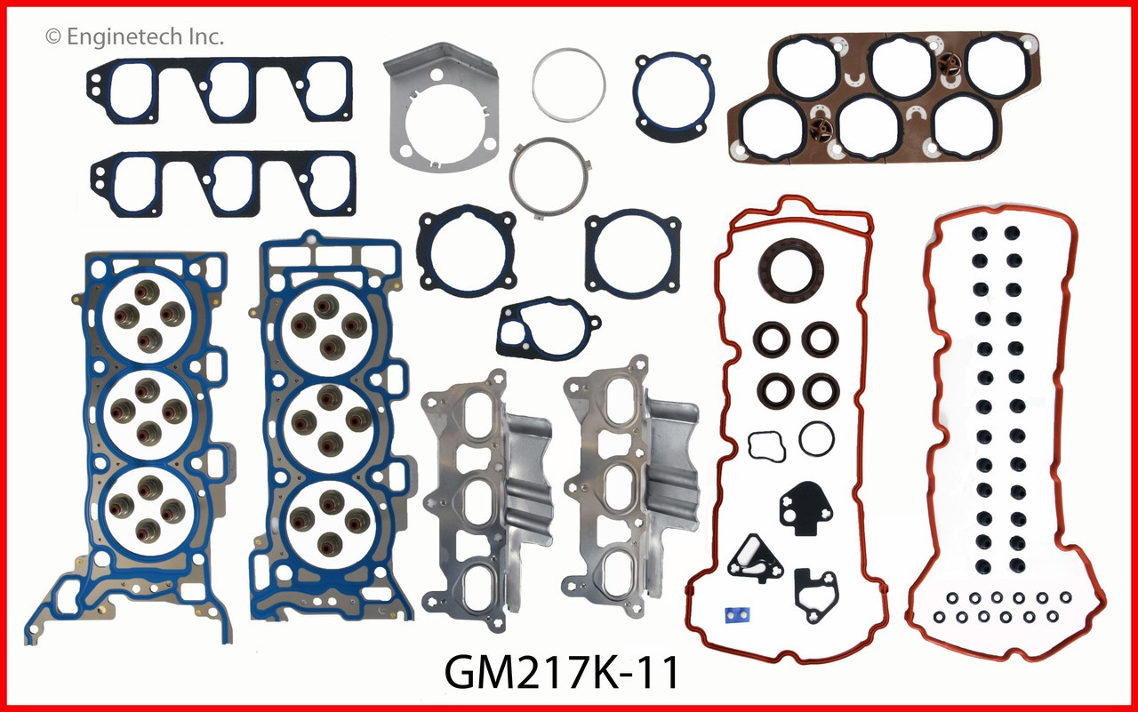 2009 Pontiac Torrent 3.6L Engine Gasket Set GM217K-11 -10