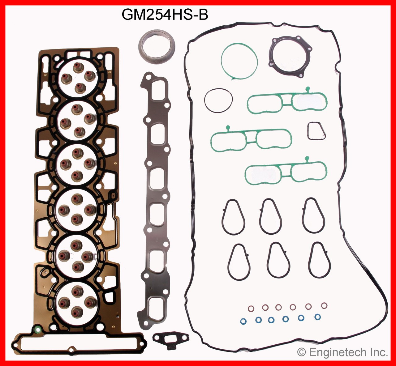 2006 Saab 9-7x 4.2L Engine Cylinder Head Gasket Set GM254HS-B -7