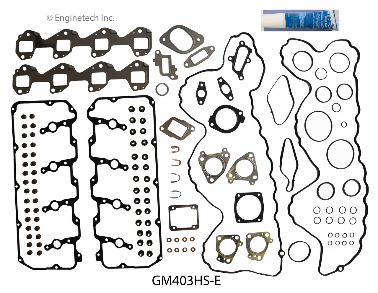 2007 Chevrolet C5500 Kodiak 6.6L Engine Cylinder Head Gasket Set GM403HS-E -5