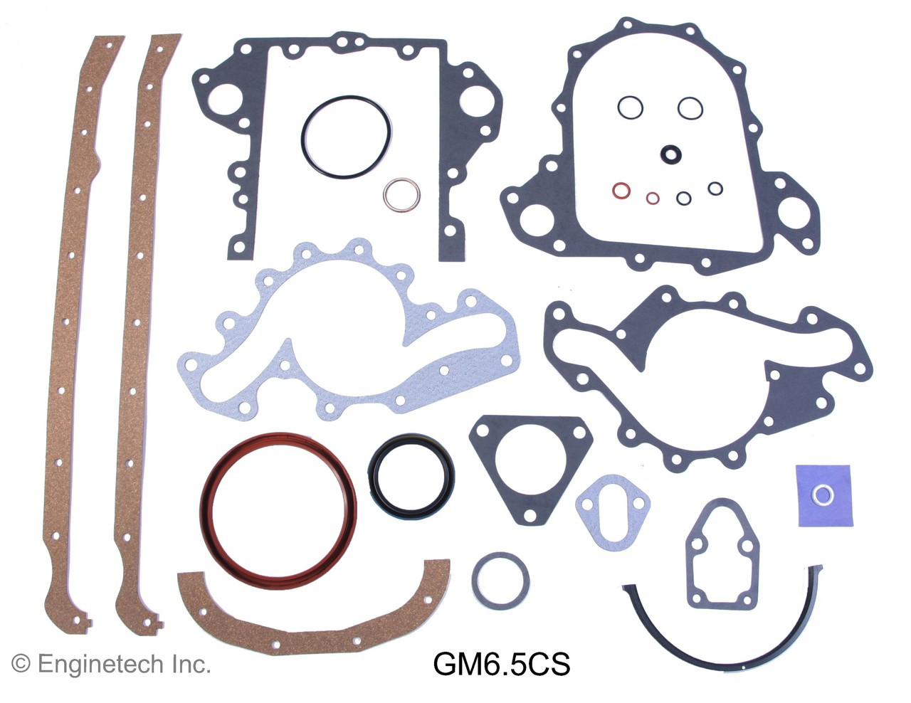 1992 Chevrolet C2500 6.5L Engine Lower Gasket Set GM6.5CS -4