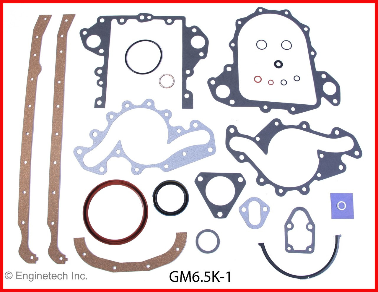 1992 Chevrolet K3500 6.5L Engine Gasket Set GM6.5K-1 -5