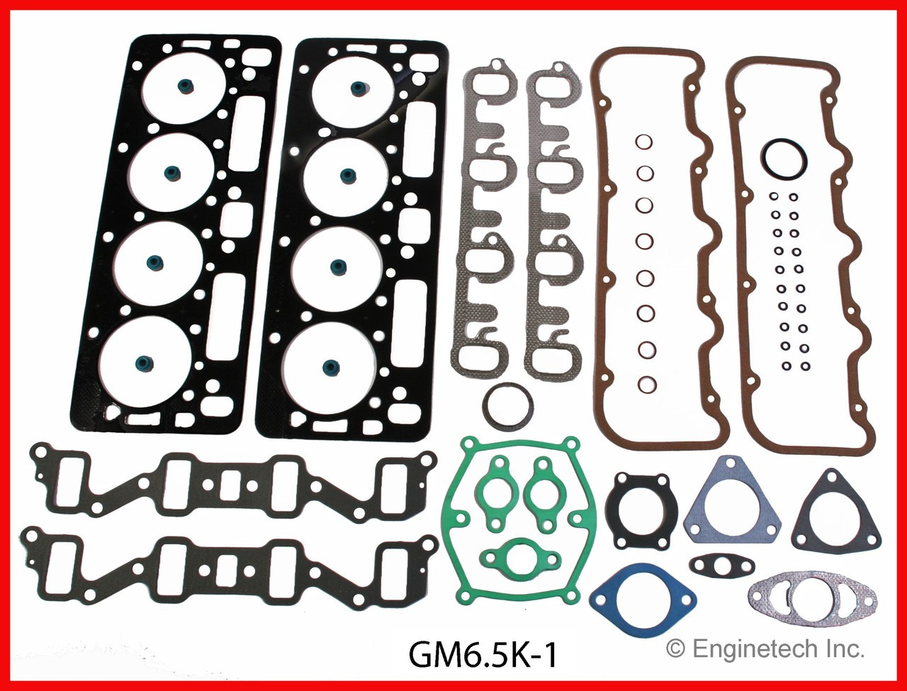 1992 Chevrolet K3500 6.5L Engine Gasket Set GM6.5K-1 -5