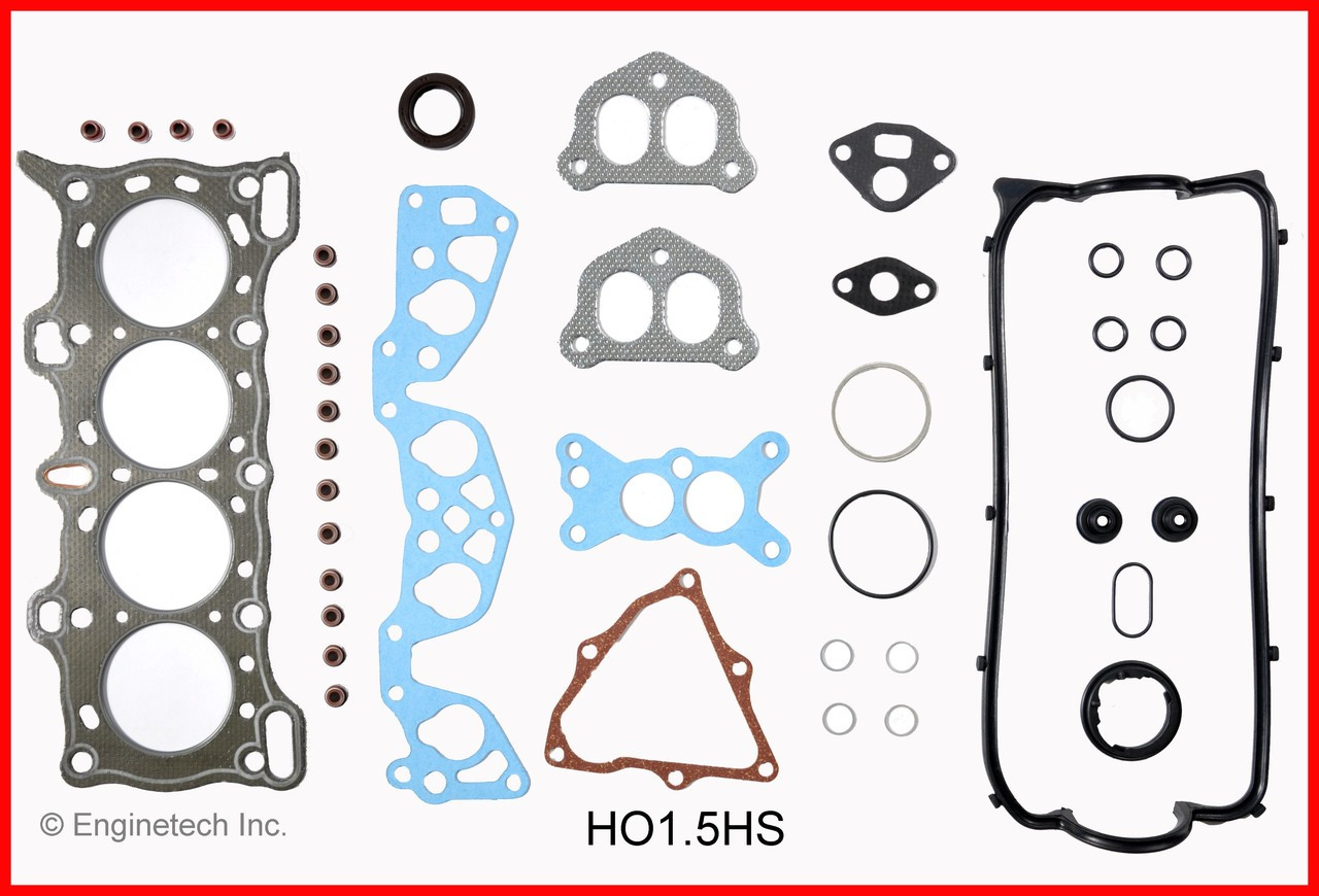 1987 Honda Civic 1.3L Engine Cylinder Head Gasket Set HO1.5HS -10
