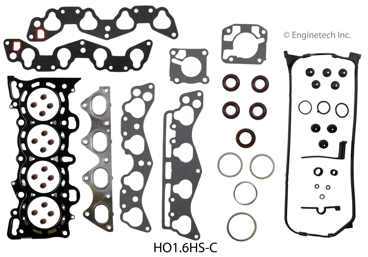 1997 Honda Civic del Sol 1.6L Engine Cylinder Head Gasket Set HO1.6HS-C -4