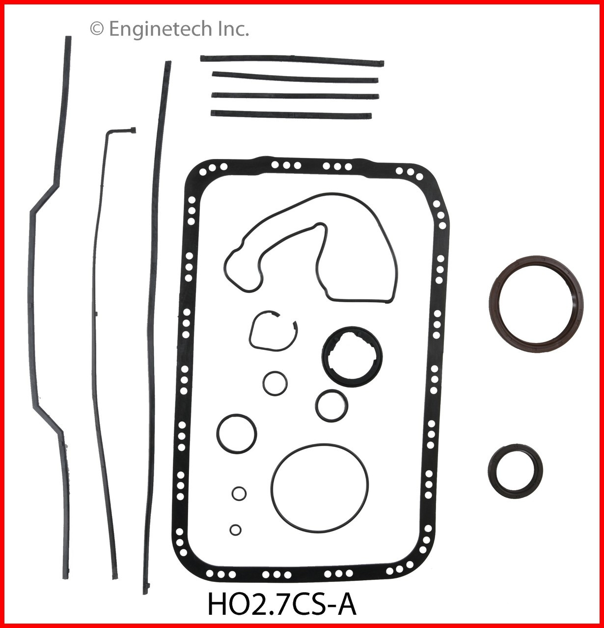 1987 Acura Legend 2.7L Engine Lower Gasket Set HO2.7CS-A -3