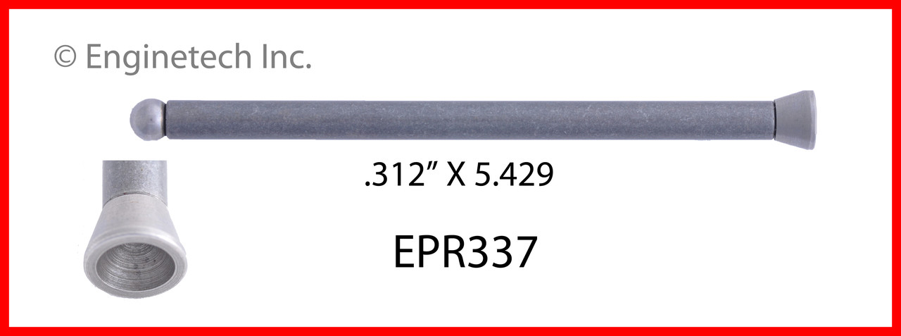 1988 Ford Ranger 2.9L Engine Push Rod EPR337 -45