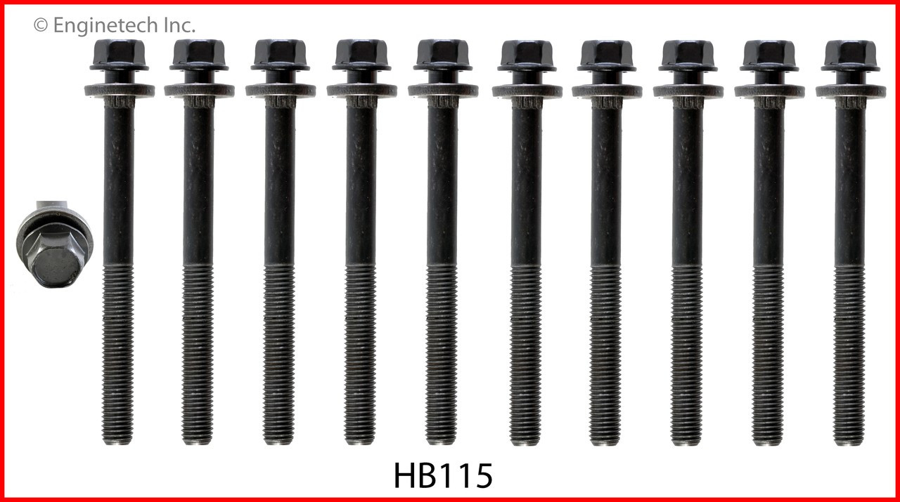 Cylinder Head Bolt Set - 1986 Plymouth Reliant 2.2L (HB115.G67)