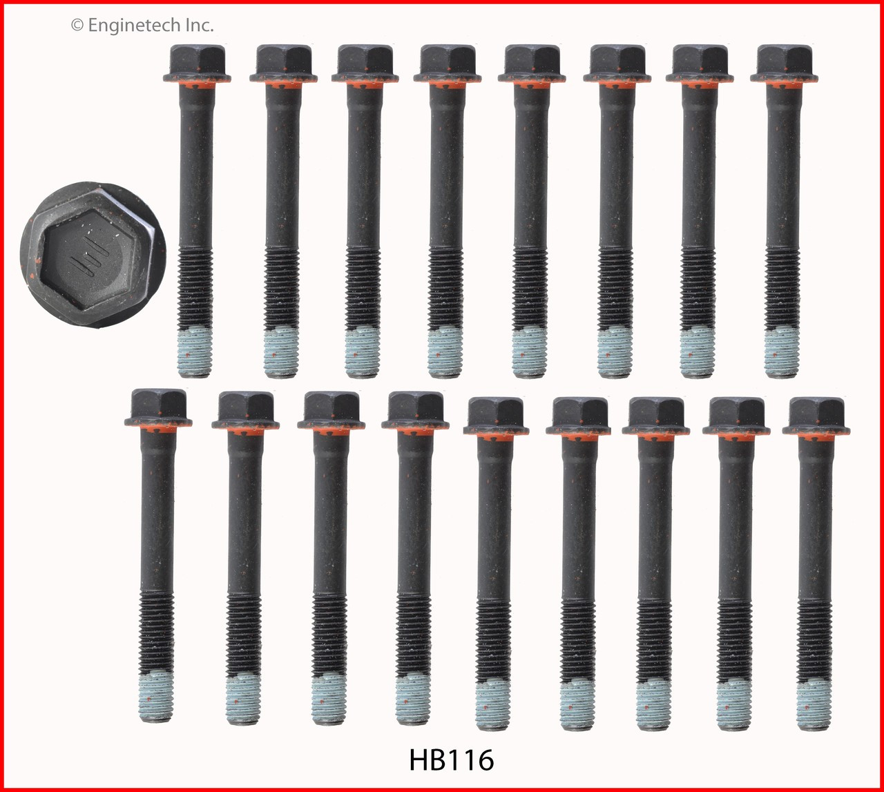Cylinder Head Bolt Set - 1986 GMC K2500 6.2L (HB116.K172)