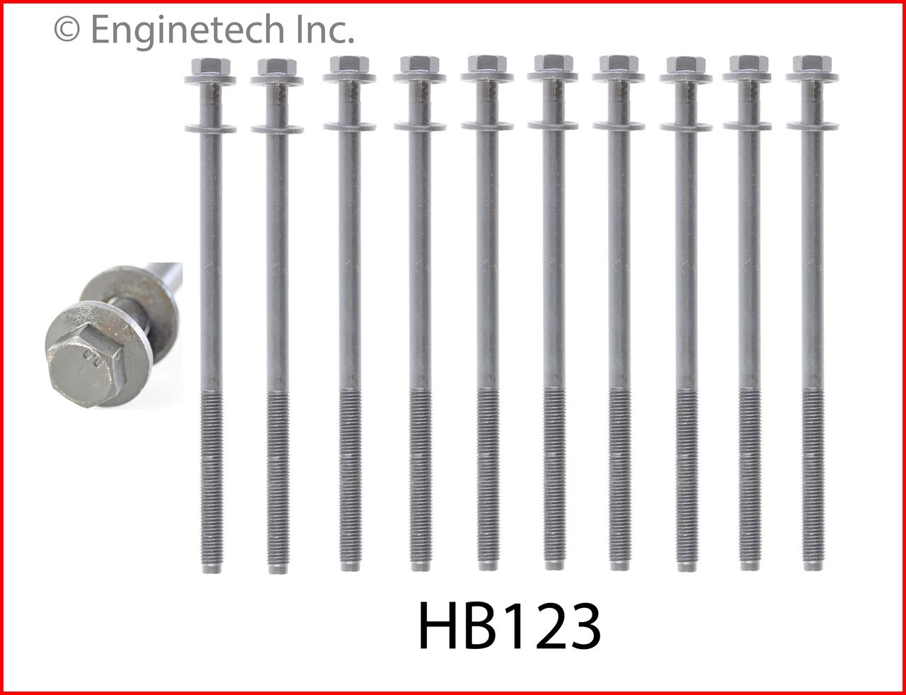 Cylinder Head Bolt Set - 2000 Ford E-150 Econoline Club Wagon 5.4L (HB123.K144)