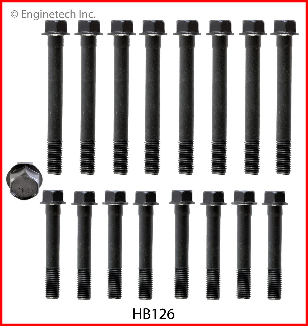 Cylinder Head Bolt Set - 1989 Chevrolet Corsica 2.8L (HB126.K143)