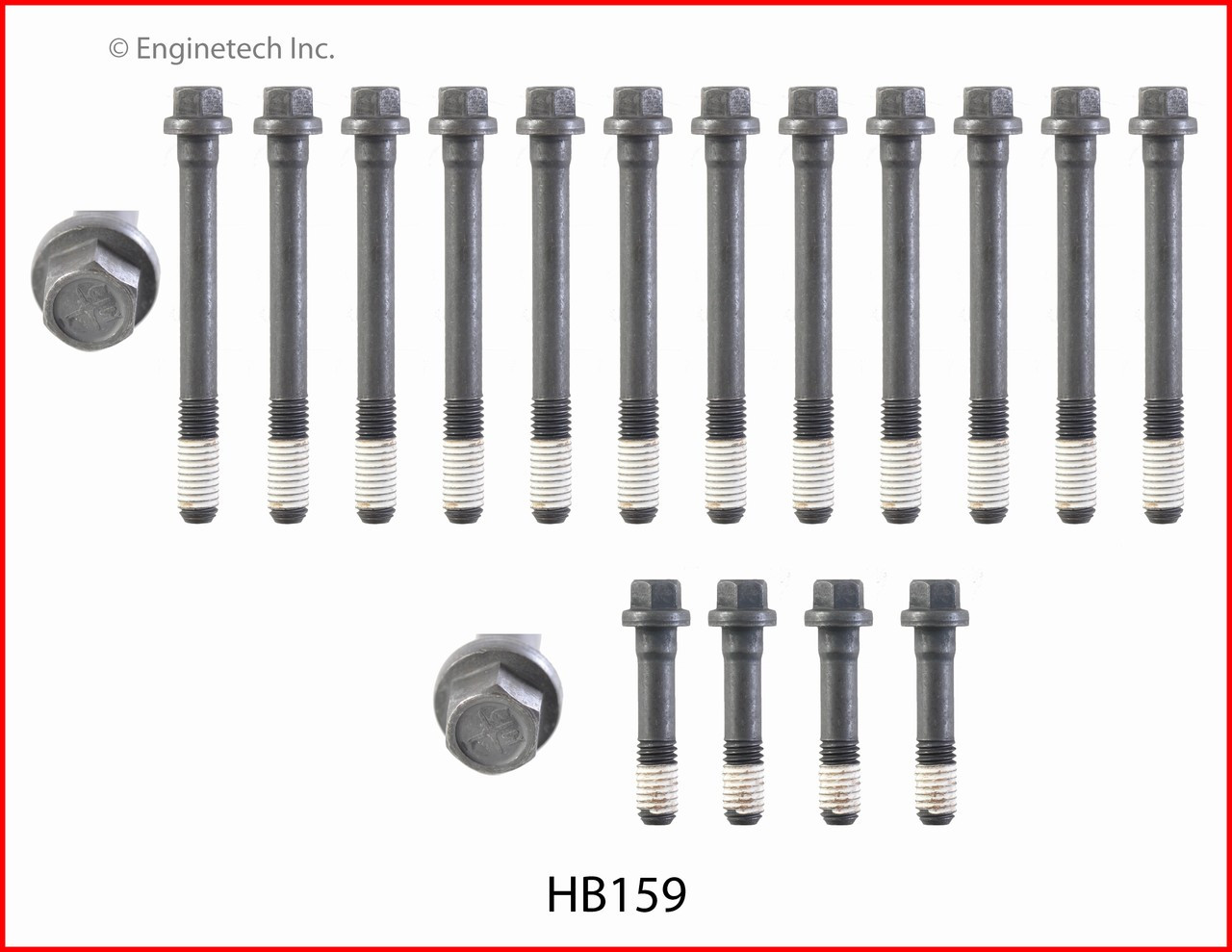 Cylinder Head Bolt Set - 1987 Chevrolet C70 6.0L (HB159.K696)