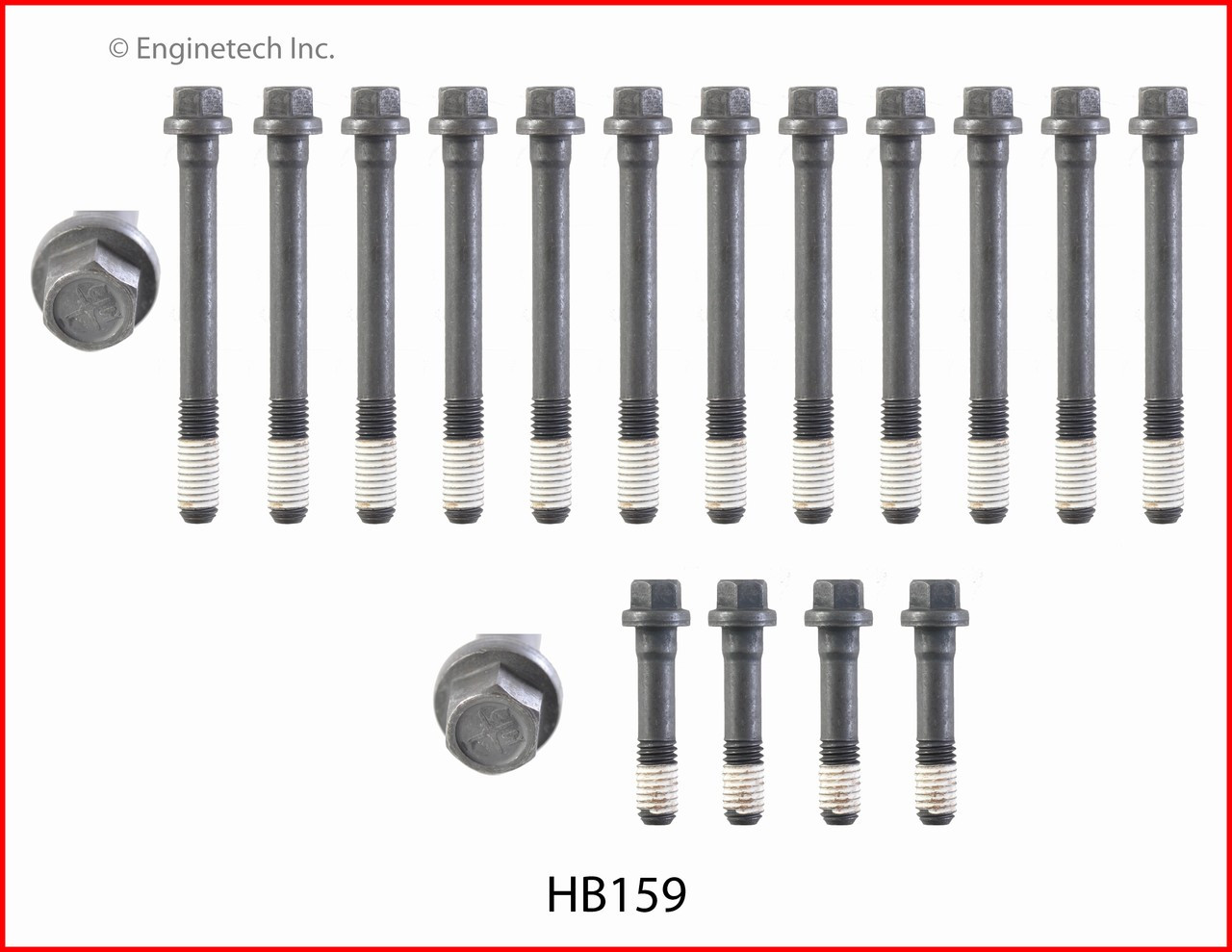 Cylinder Head Bolt Set - 1994 GMC C2500 Suburban 7.4L (HB159.K812)
