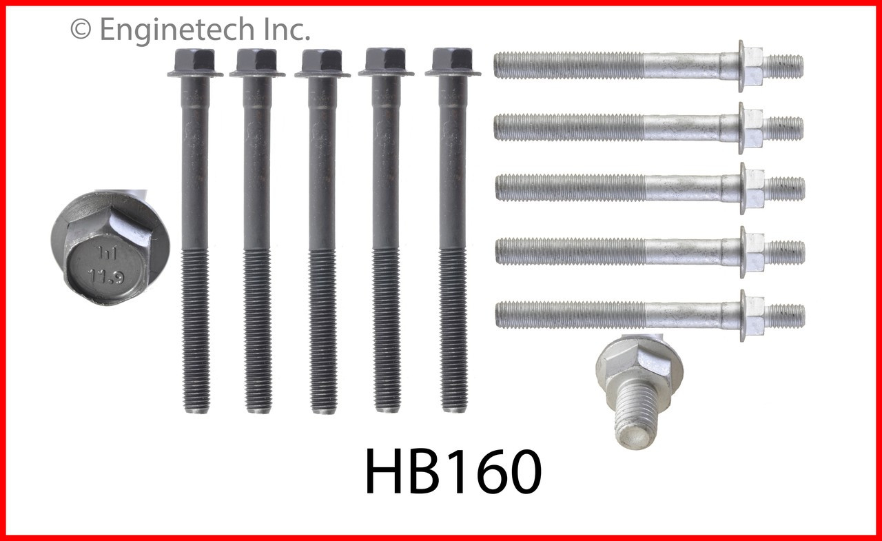 Cylinder Head Bolt Set - 1996 Isuzu Hombre 2.2L (HB160.B16)