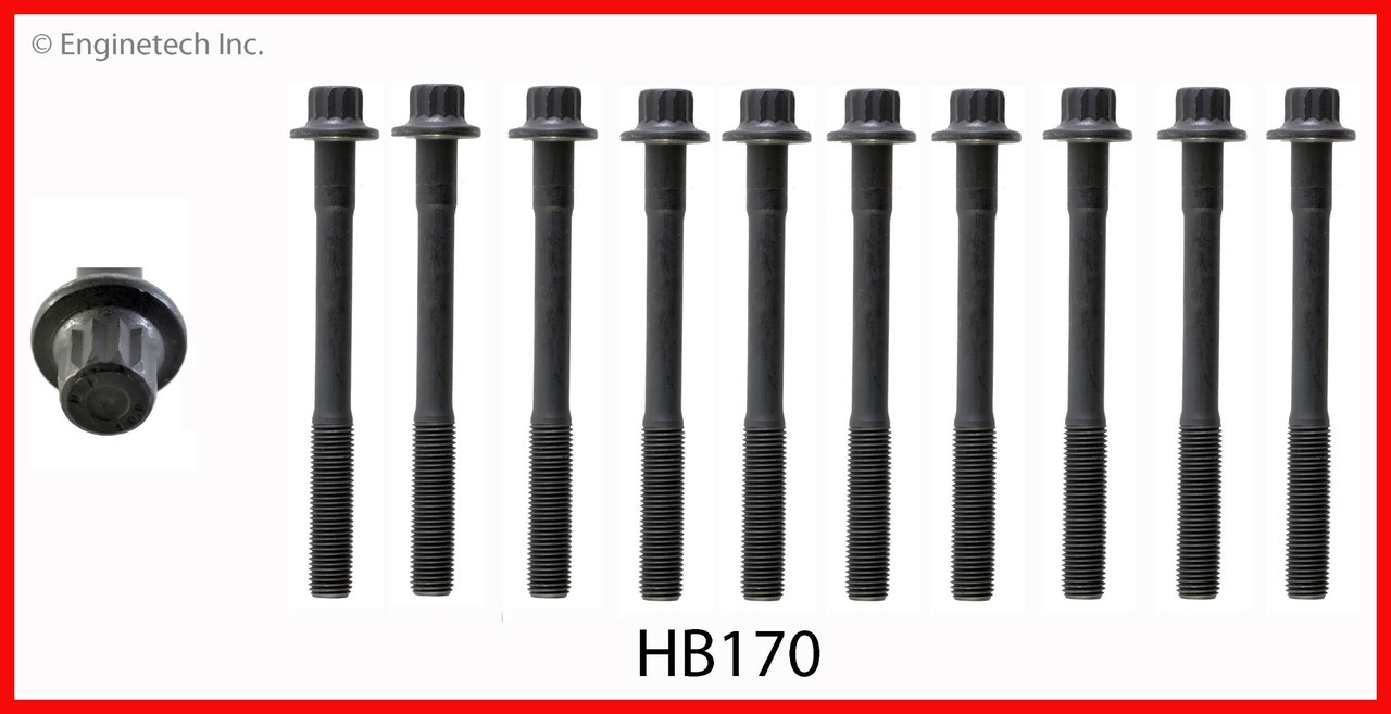 Cylinder Head Bolt Set - 2000 Toyota 4Runner 2.7L (HB170.C30)