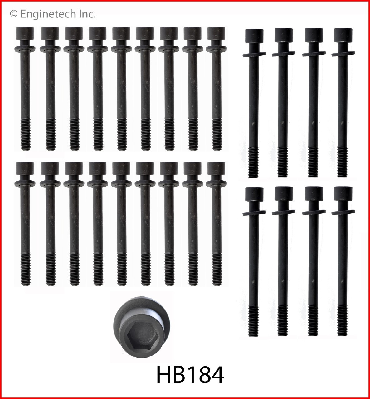 Cylinder Head Bolt Set - 1990 Infiniti M30 3.0L (HB184.C22)