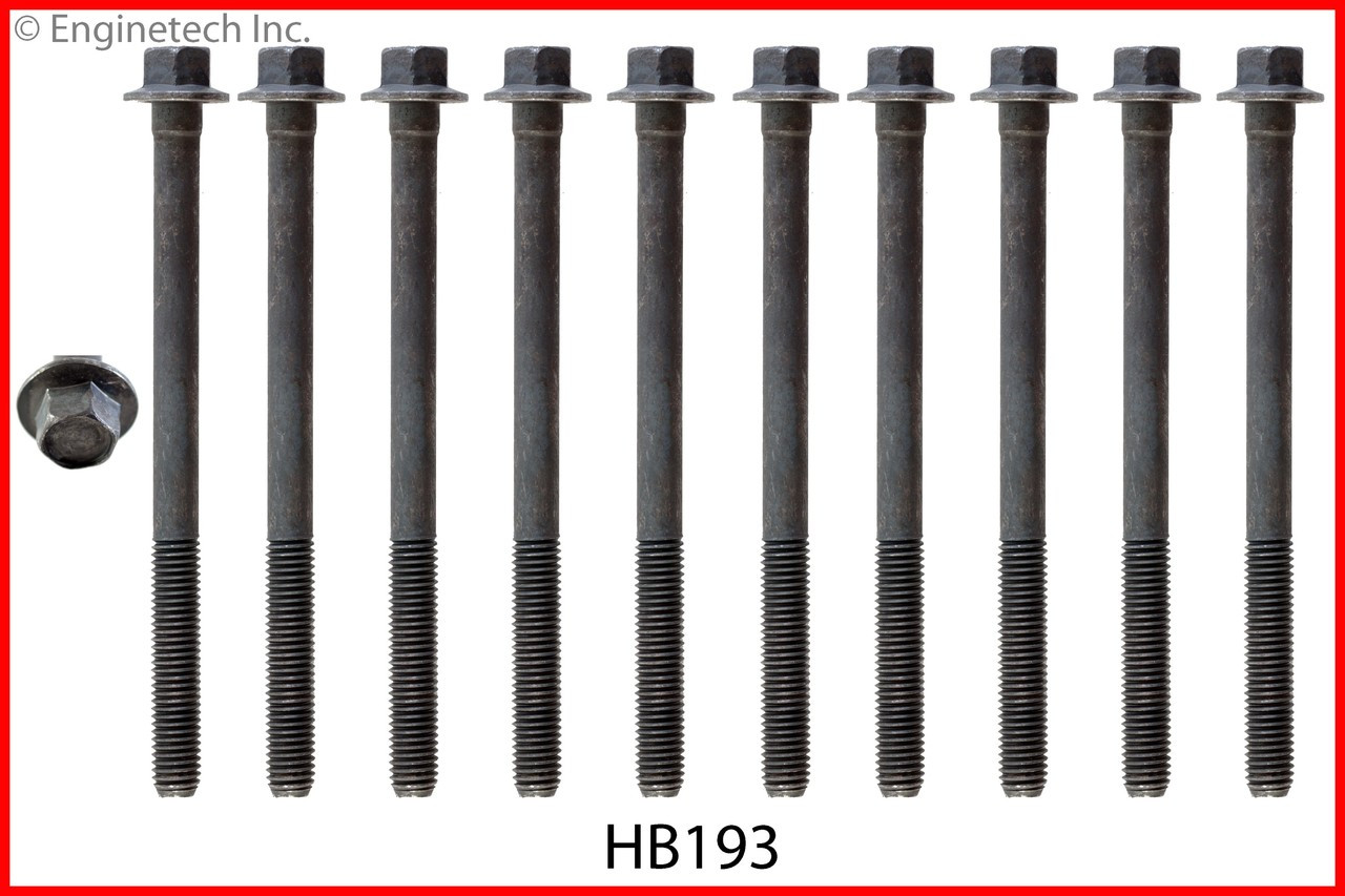 Cylinder Head Bolt Set - 1994 Saturn SC1 1.9L (HB193.A9)