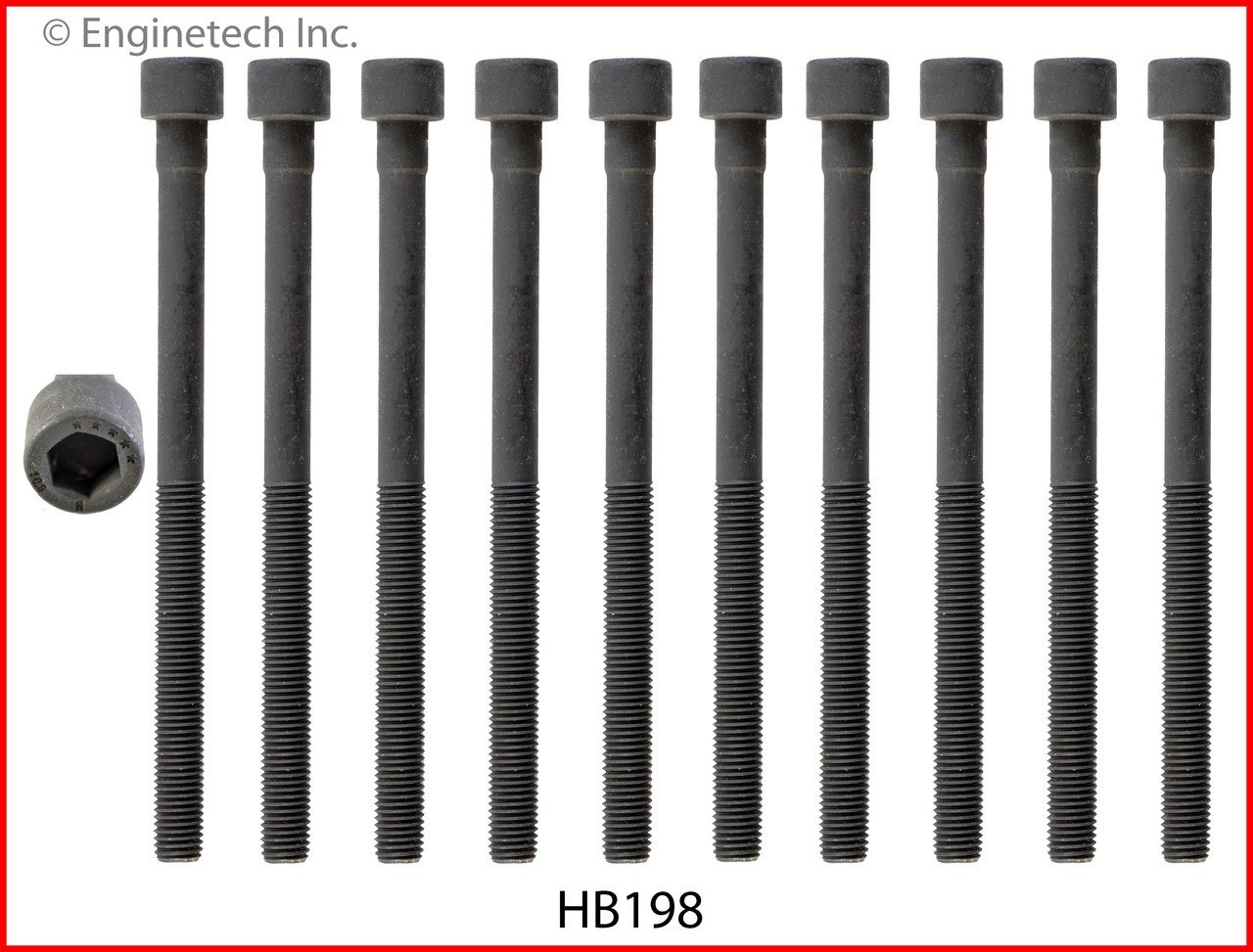 Cylinder Head Bolt Set - 1992 Infiniti G20 2.0L (HB198.A4)