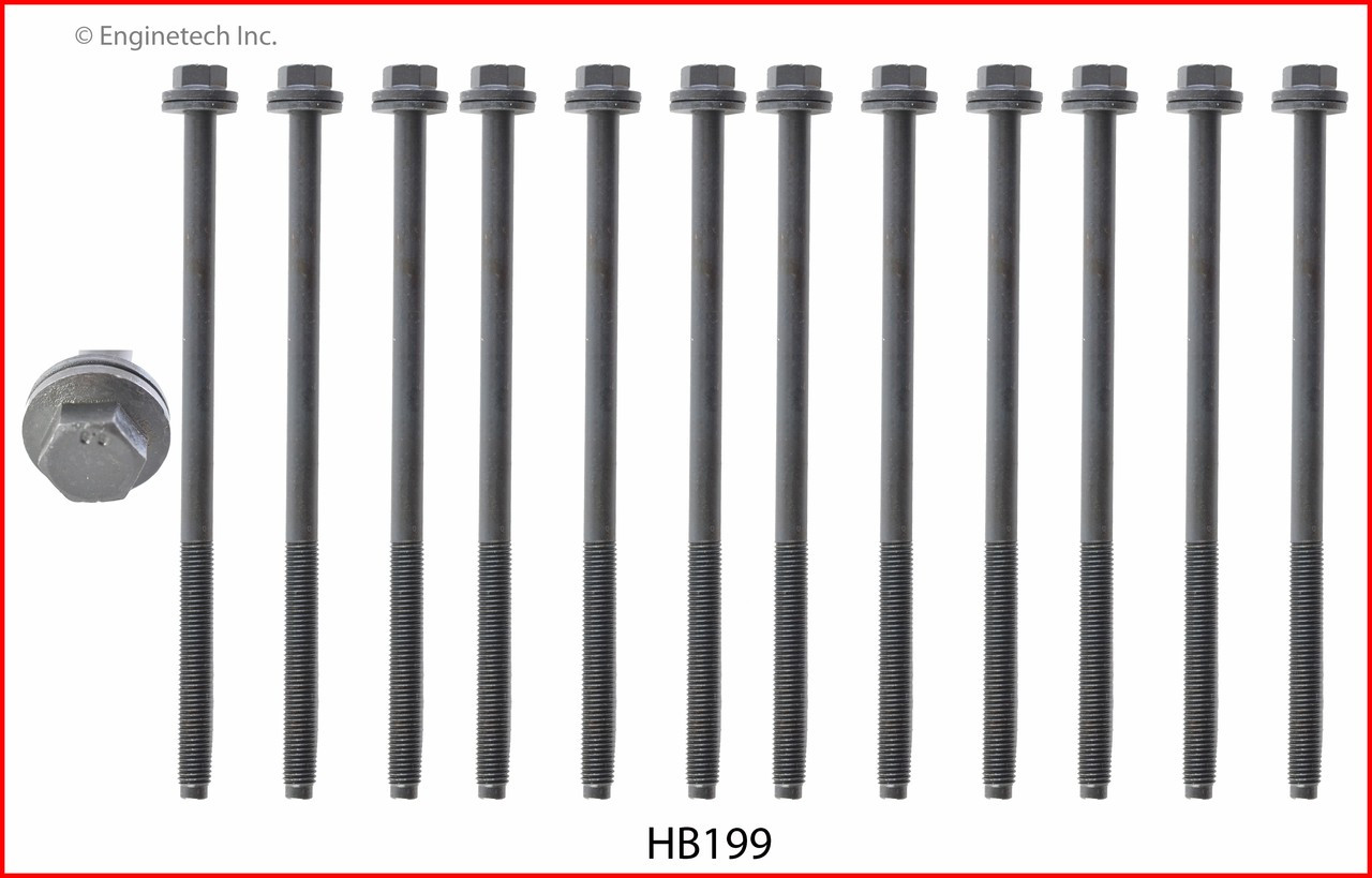 Cylinder Head Bolt Set - 2001 Ford F53 6.8L (HB199.D32)
