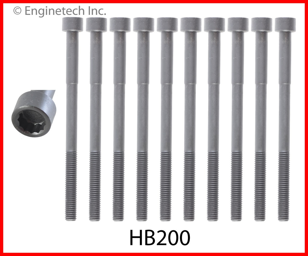 Cylinder Head Bolt Set - 2003 Pontiac Vibe 1.8L (HB200.B14)