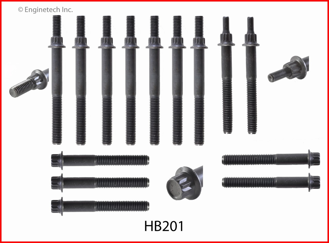 Cylinder Head Bolt Set - 1997 Jeep Wrangler 4.0L (HB201.A5)