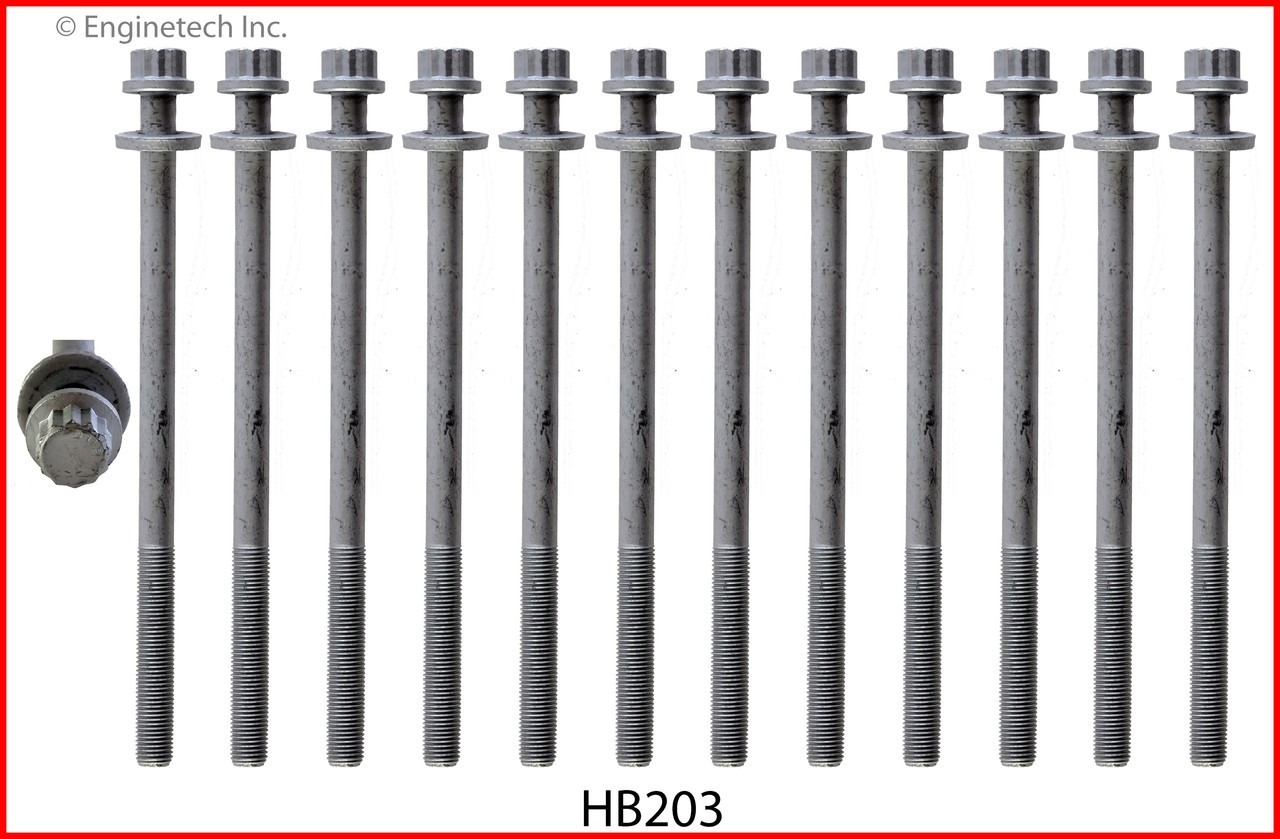 Cylinder Head Bolt Set - 1991 Subaru Legacy 2.2L (HB203.A3)