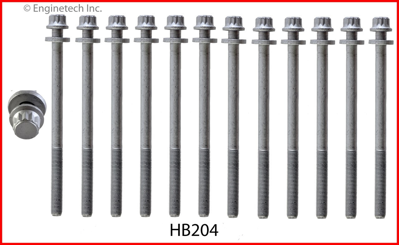 Cylinder Head Bolt Set - 2011 Subaru Legacy 2.5L (HB204.E46)