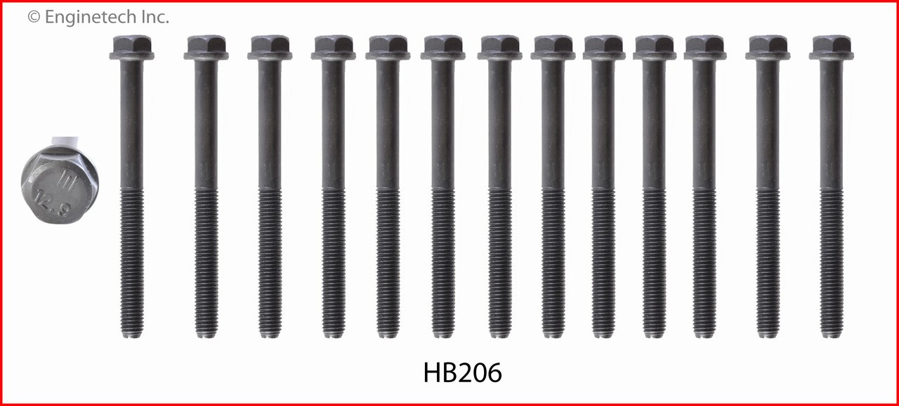 Cylinder Head Bolt Set - 2007 Dodge Ram 3500 5.9L (HB206.C30)
