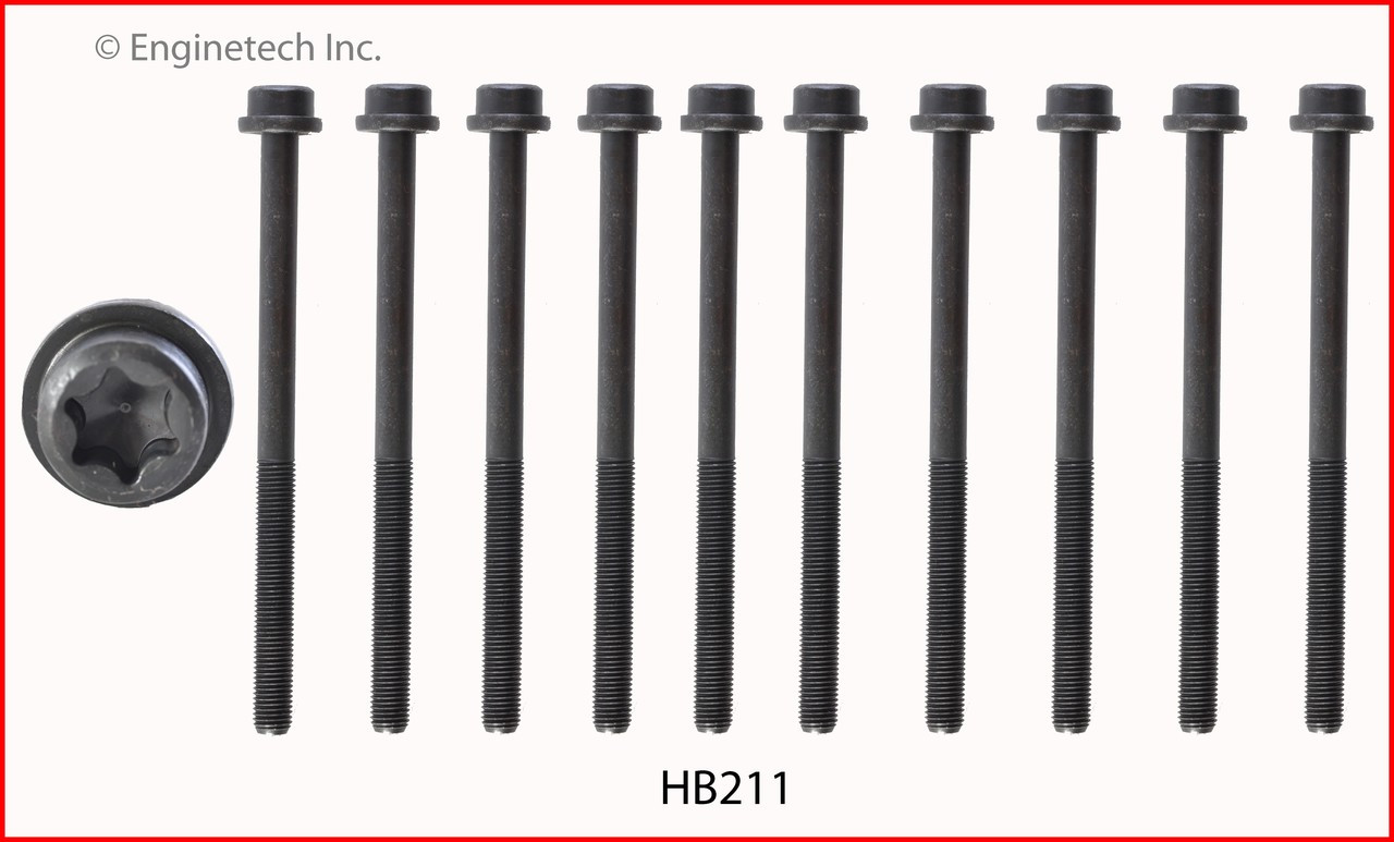Cylinder Head Bolt Set - 2012 Mazda CX-7 2.3L (HB211.K166)