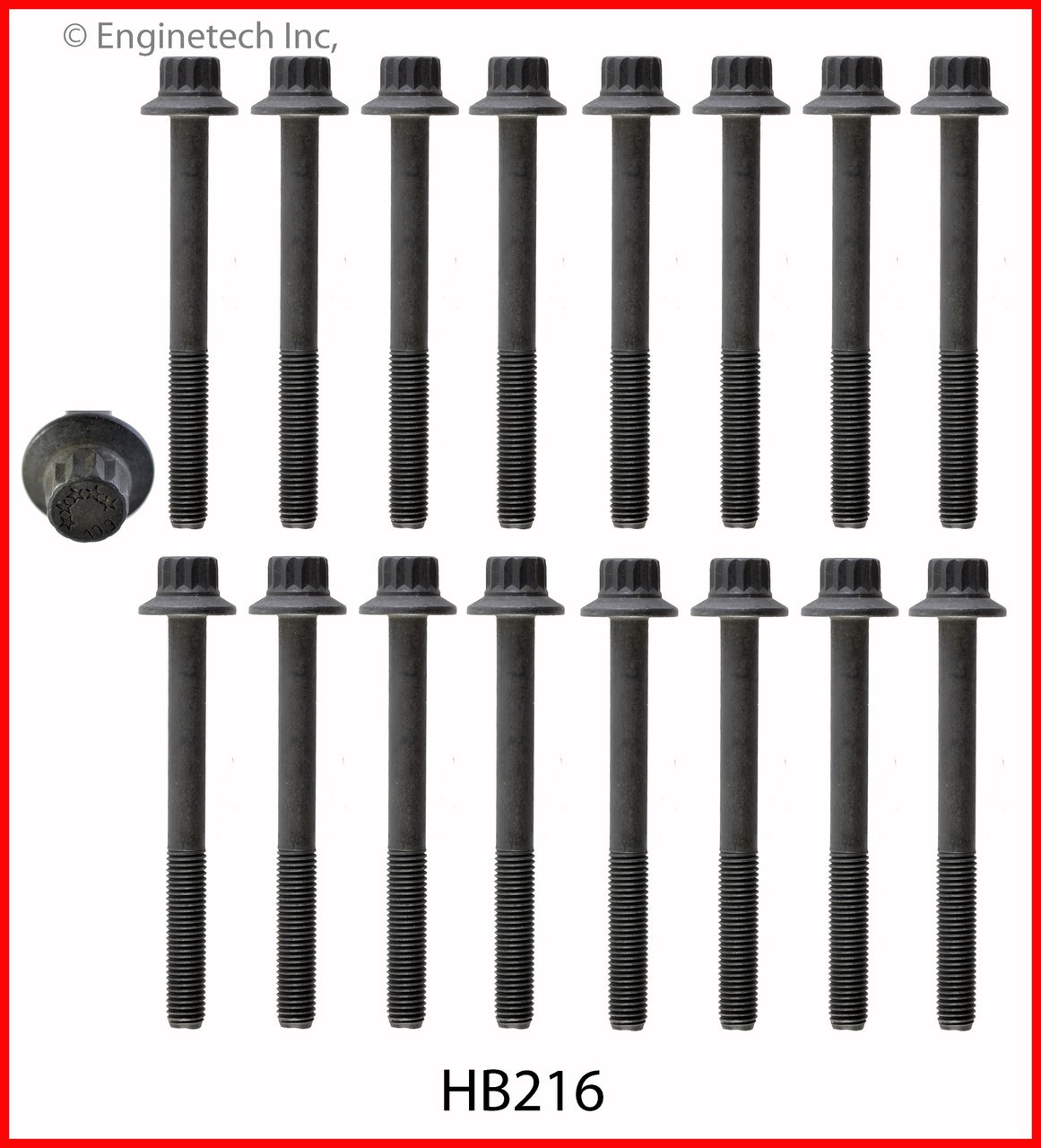 Cylinder Head Bolt Set - 1991 Mazda 929 3.0L (HB216.A2)