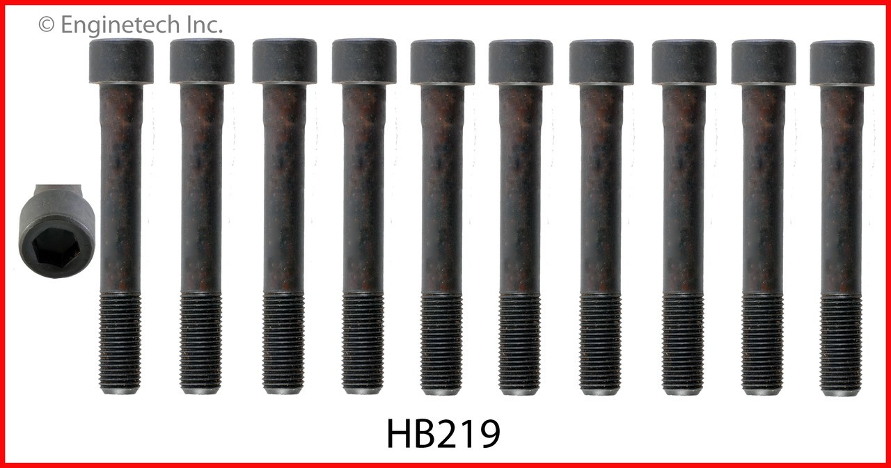 Cylinder Head Bolt Set - 1993 Mitsubishi Eclipse 2.0L (HB219.C27)