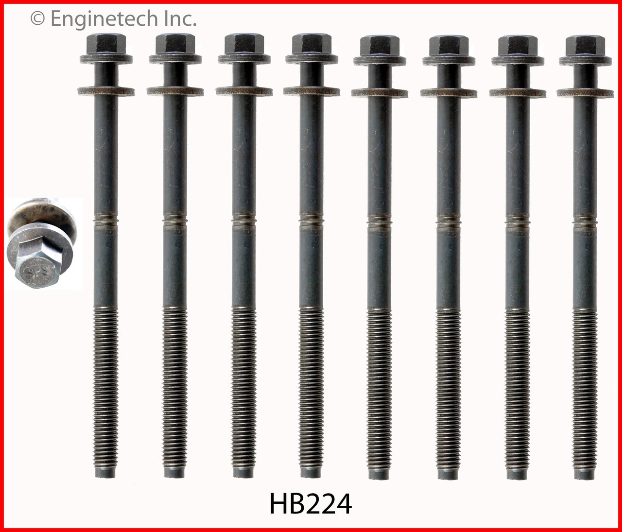 Cylinder Head Bolt Set - 2005 Ford Freestyle 3.0L (HB224.F56)