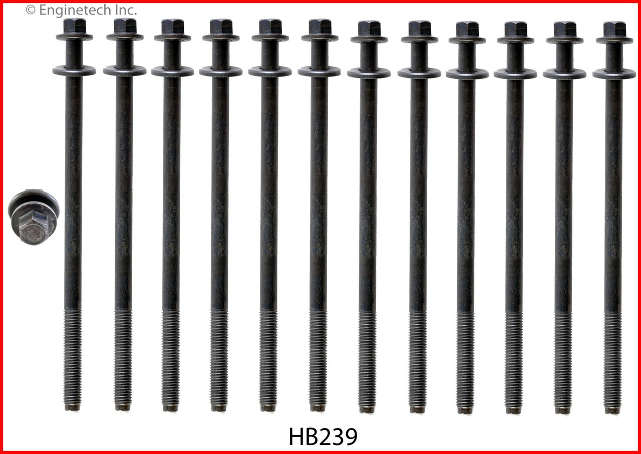 Cylinder Head Bolt Set - 2010 Ford F-450 Super Duty 6.8L (HB239.B15)