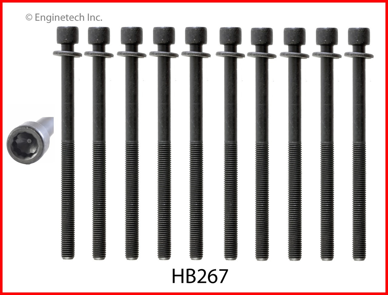 Cylinder Head Bolt Set - 2011 Dodge Caliber 2.4L (HB267.H71)