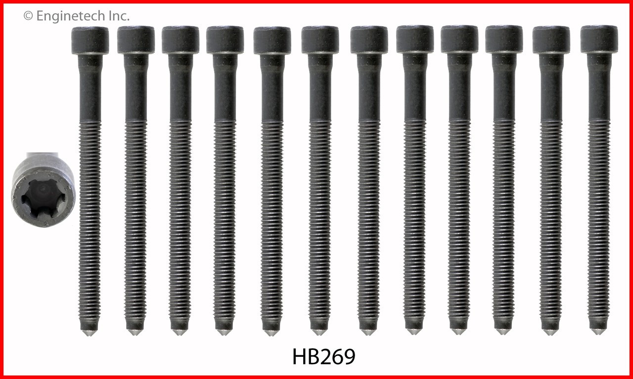 Cylinder Head Bolt Set - 2009 Volkswagen Rabbit 2.5L (HB269.D32)