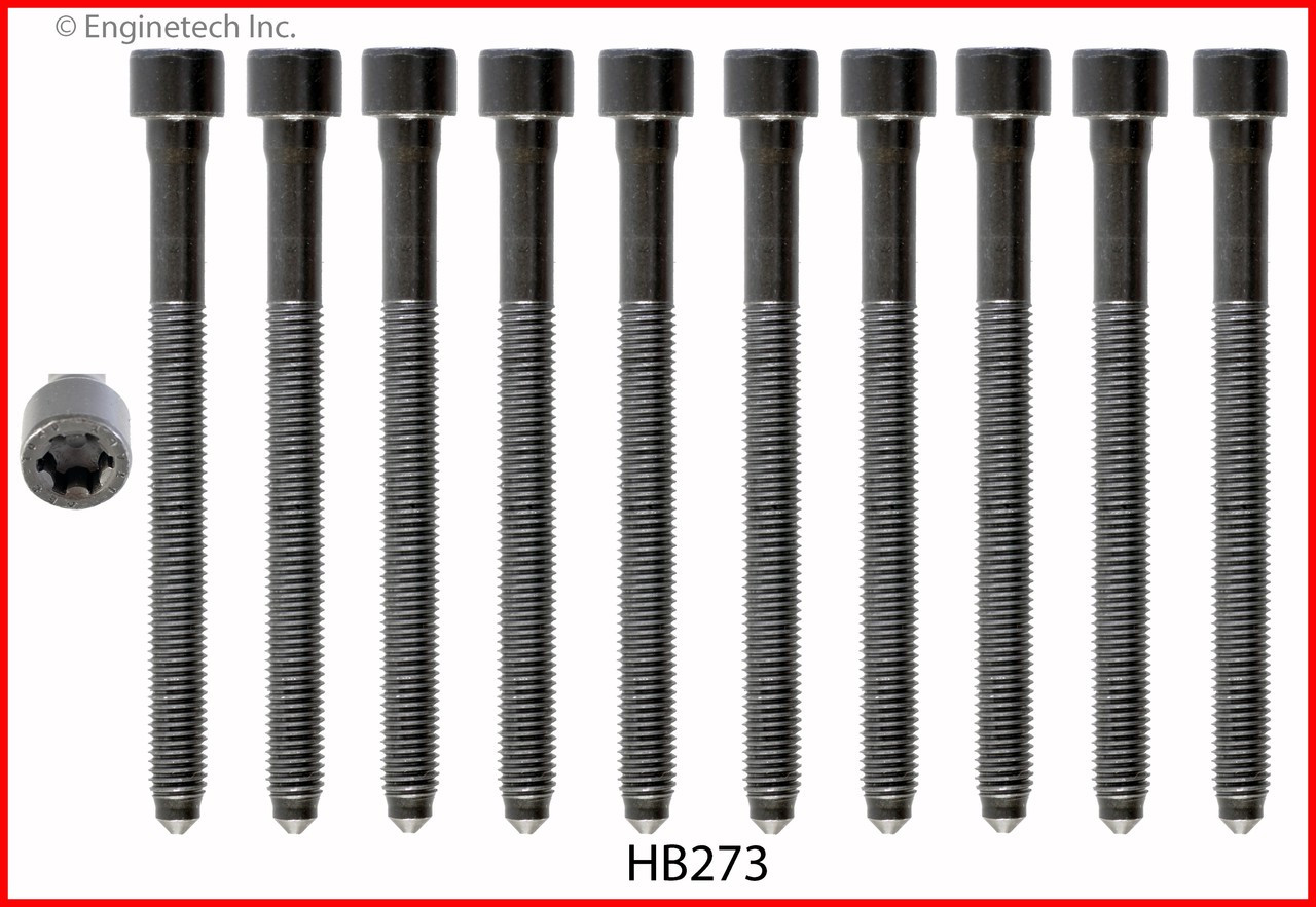 Cylinder Head Bolt Set - 2008 Audi A3 2.0L (HB273.B19)