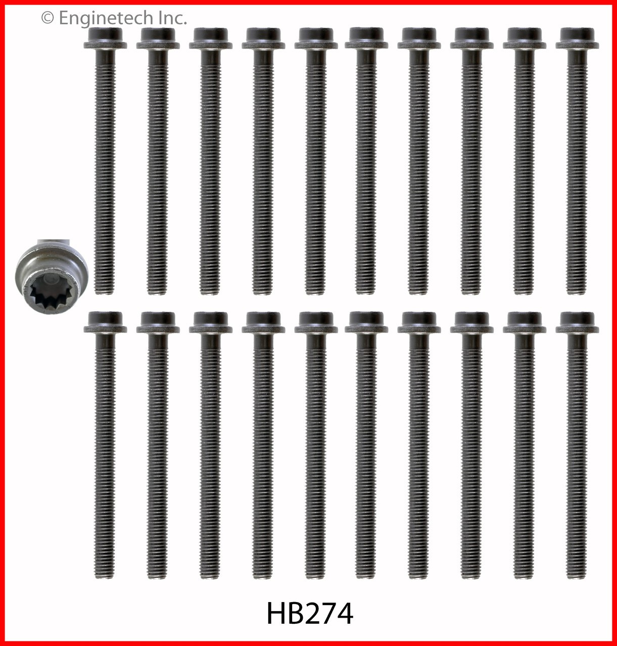 Cylinder Head Bolt Set - 2007 Audi A3 Quattro 3.2L (HB274.B12)