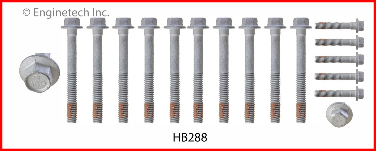 Cylinder Head Bolt Set - 2009 GMC Sierra 2500 HD 6.0L (HB288.K123)