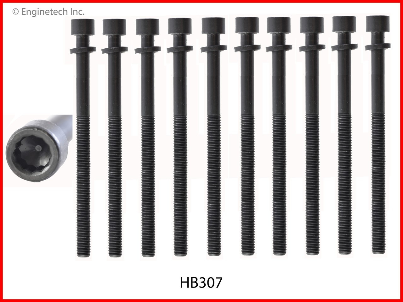 Cylinder Head Bolt Set - 2015 Kia Forte 2.0L (HB307.C23)