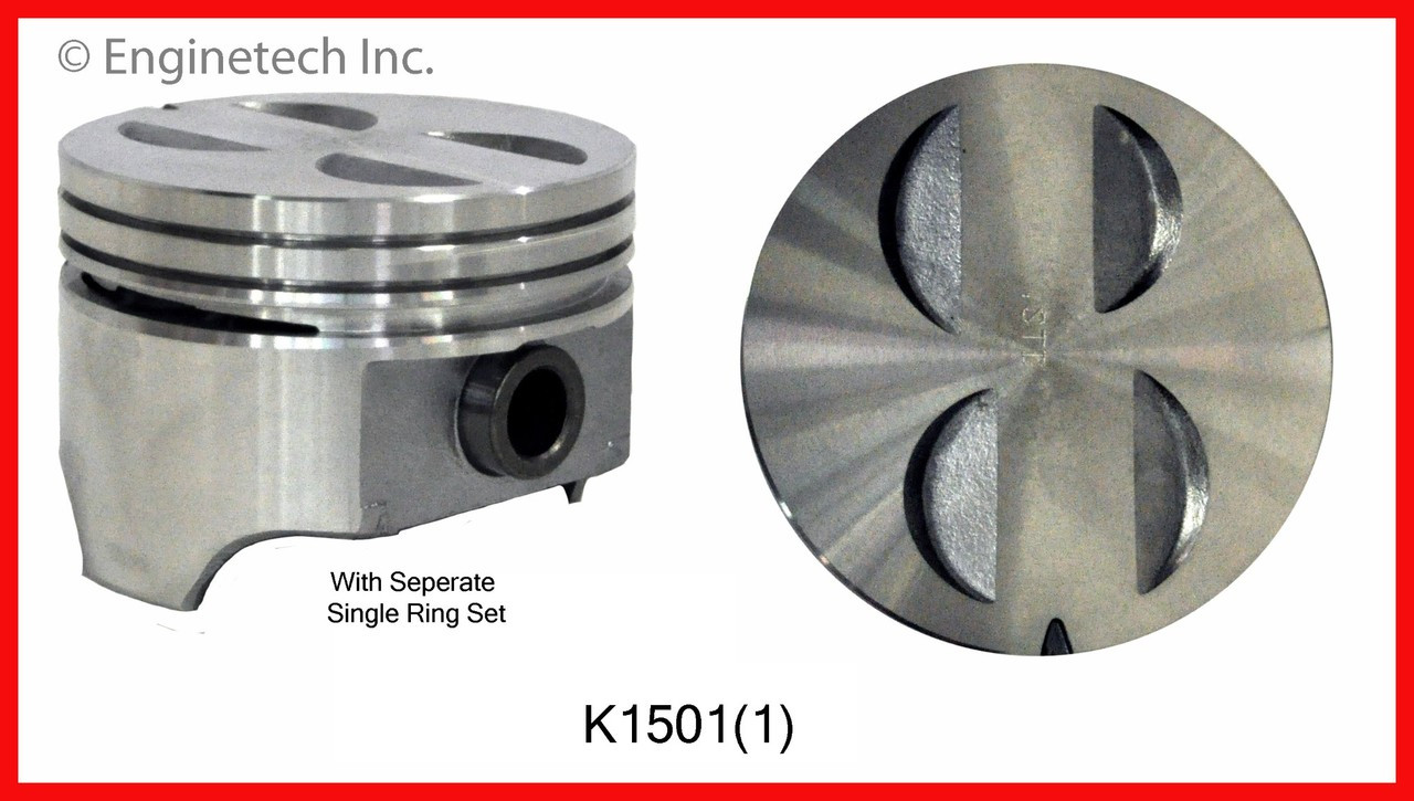 Piston and Ring Kit - 1985 Lincoln Town Car 5.0L (K1501(1).K339)