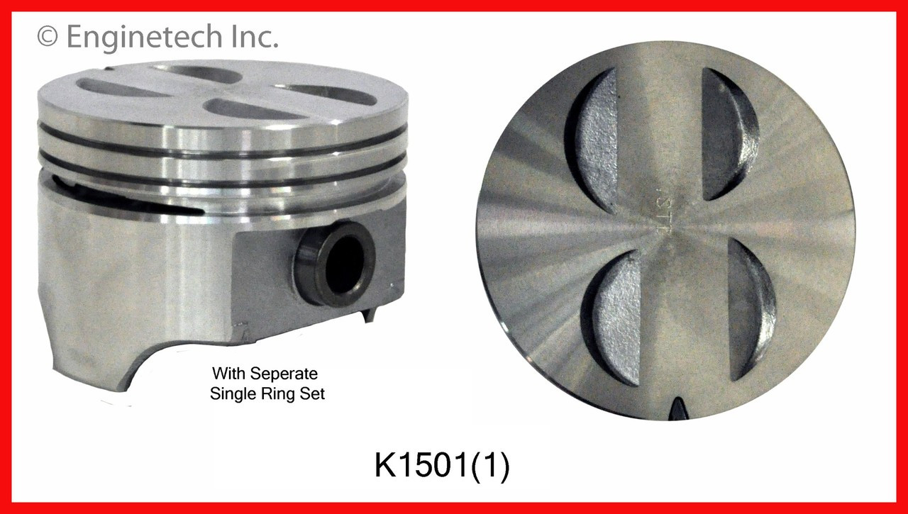 Piston and Ring Kit - 1991 Mercury Colony Park 5.0L (K1501(1).K383)
