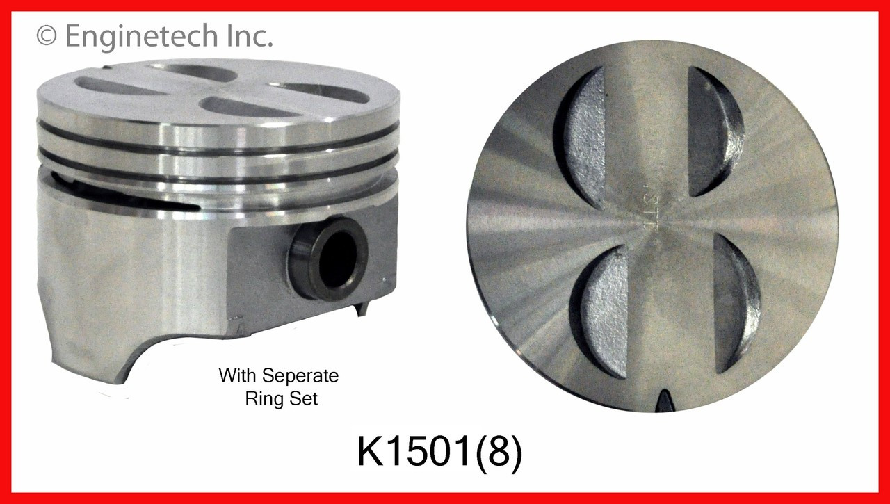 Piston and Ring Kit - 1988 Lincoln Town Car 5.0L (K1501(8).L3510)