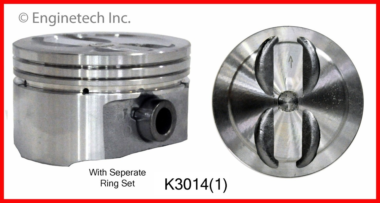 Piston and Ring Kit - 1996 GMC C1500 4.3L (K3014(1).K139)