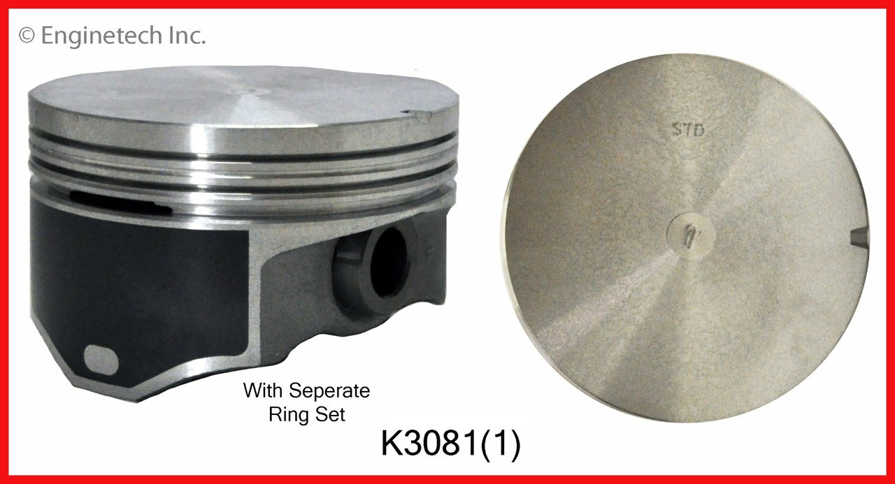 Piston and Ring Kit - 1997 Chevrolet Corvette 5.7L (K3081(1).A1)