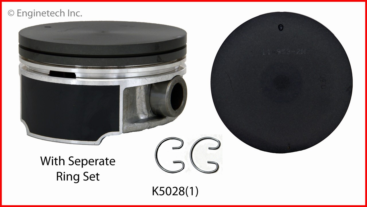 Piston and Ring Kit - 2012 Lincoln Navigator 5.4L (K5028(1).E41)