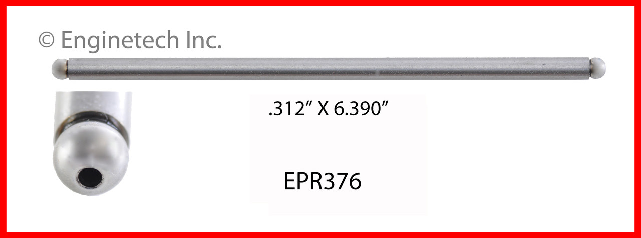 1988 Chevrolet Cavalier 2.8L Engine Push Rod EPR376 -15