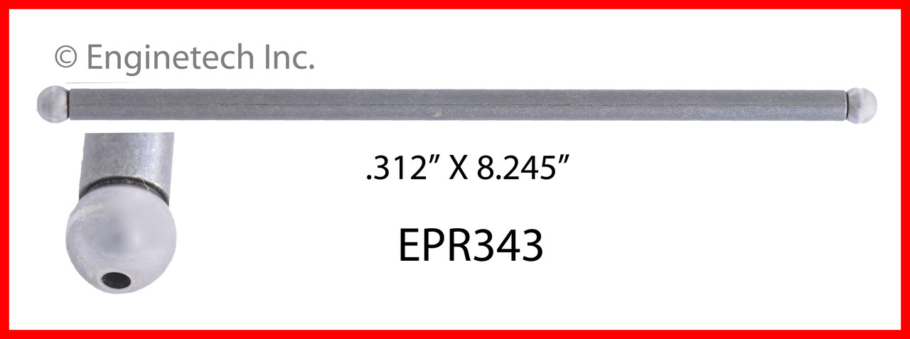Push Rod - 1985 Buick LeSabre 5.0L Engine - EPR343ZE140