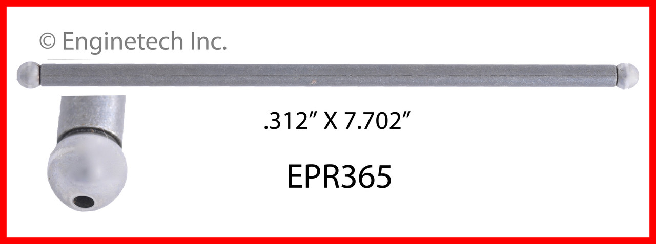 Push Rod - 1987 Buick LeSabre 5.0L Engine - EPR365ZE23