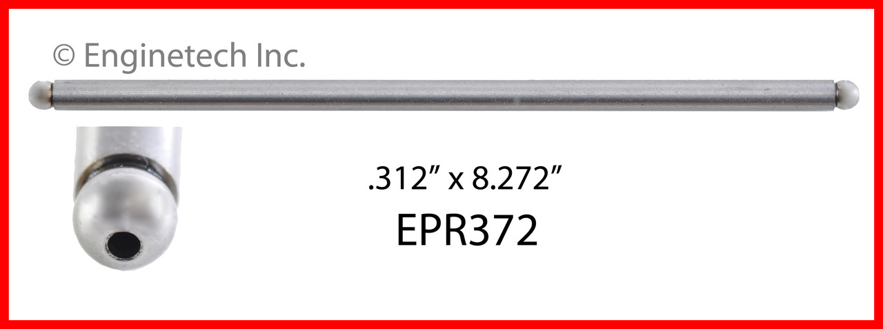 Push Rod - 1988 Chevrolet S10 2.5L Engine - EPR372ZE22